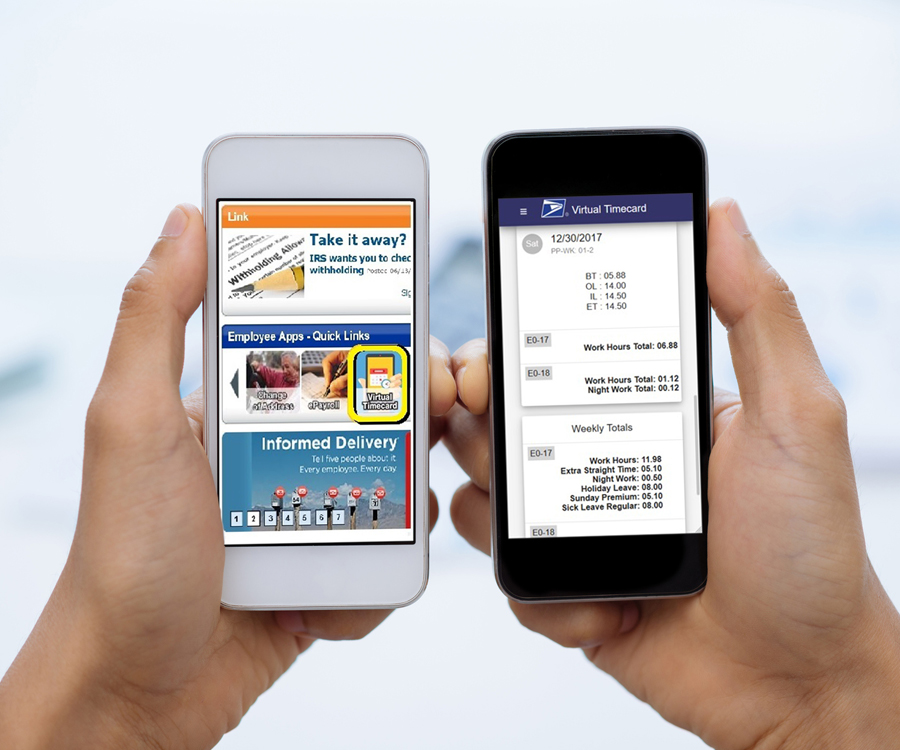 LiteBlue USPS Virtual Timecard